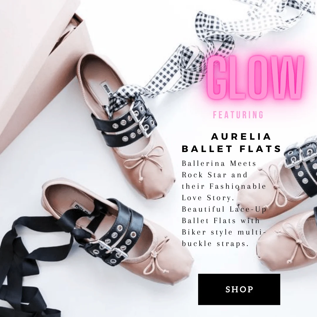 Aurelia Buckle Strap Ballet Flats - 5 Styles - Glova