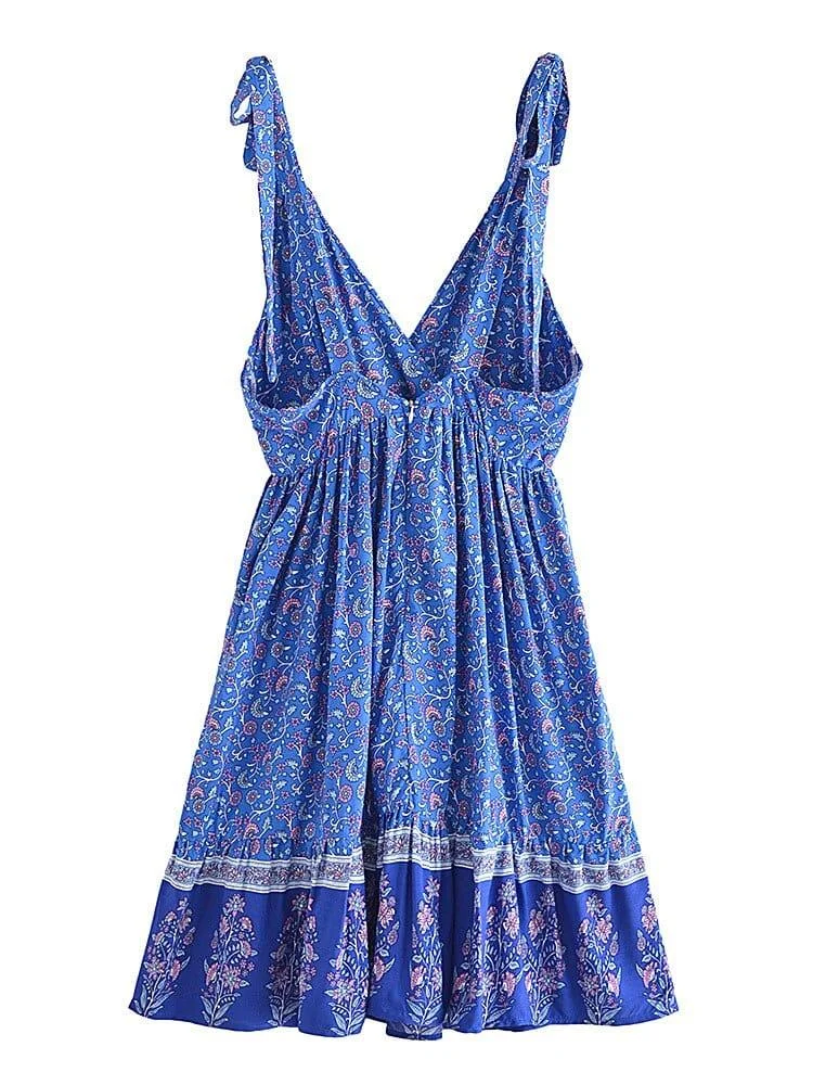 Aurora Boho Mini Dress - Glova