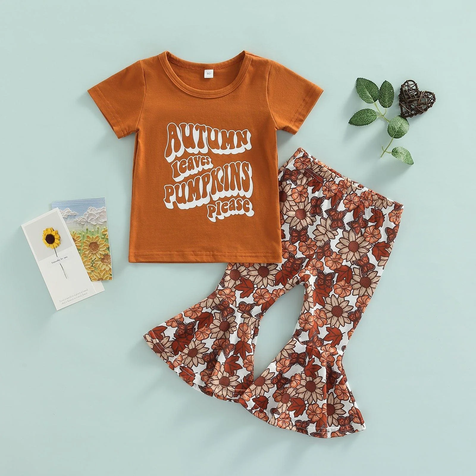 Autumn Leaves Pumpkins Please Toddler Set - Glova