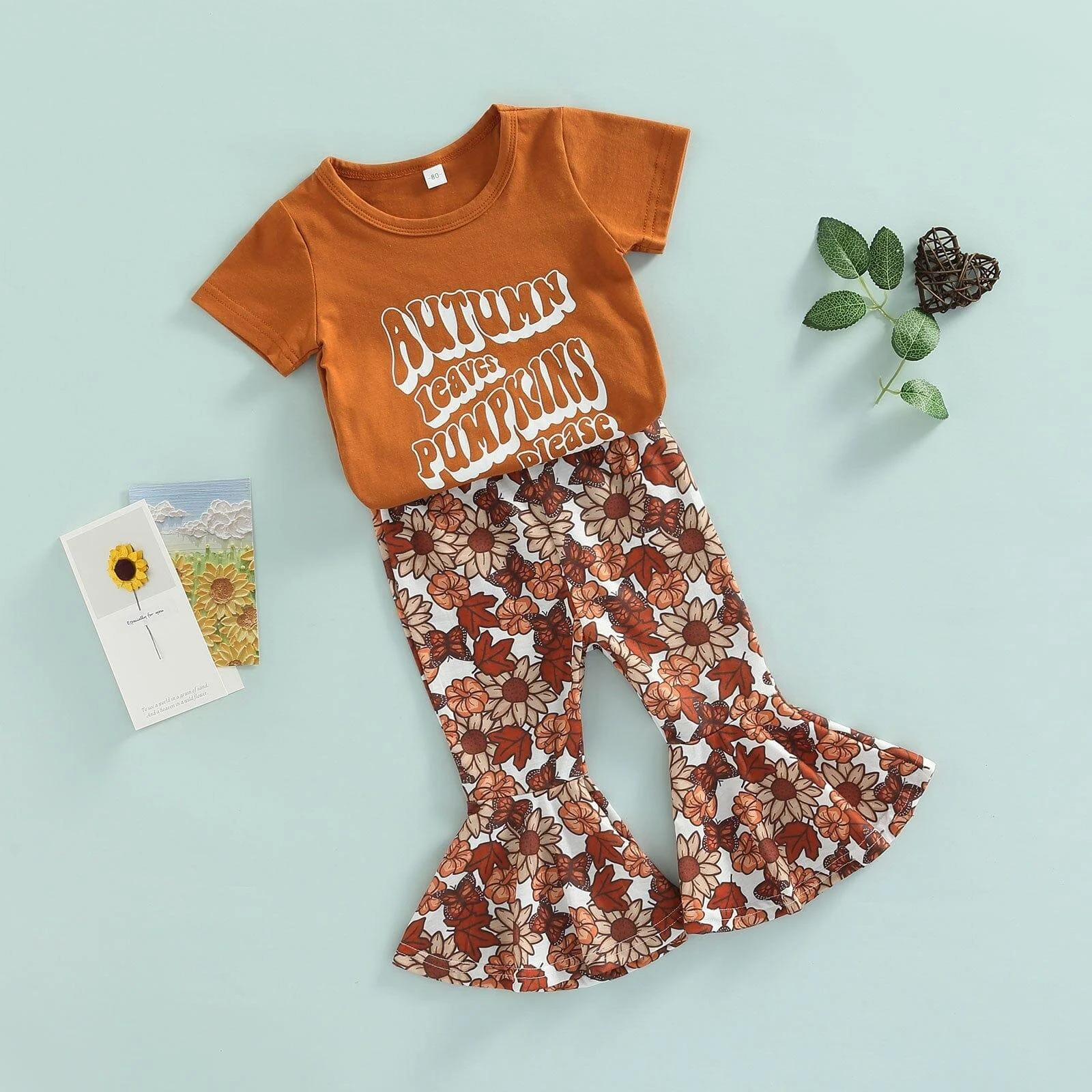 Autumn Leaves Pumpkins Please Toddler Set - Glova