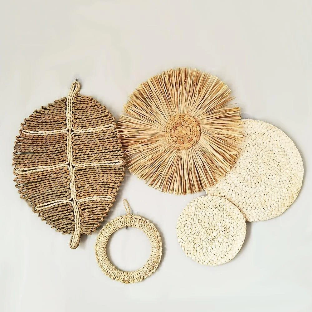 Autumn Rattan Wall Art Set - Glova