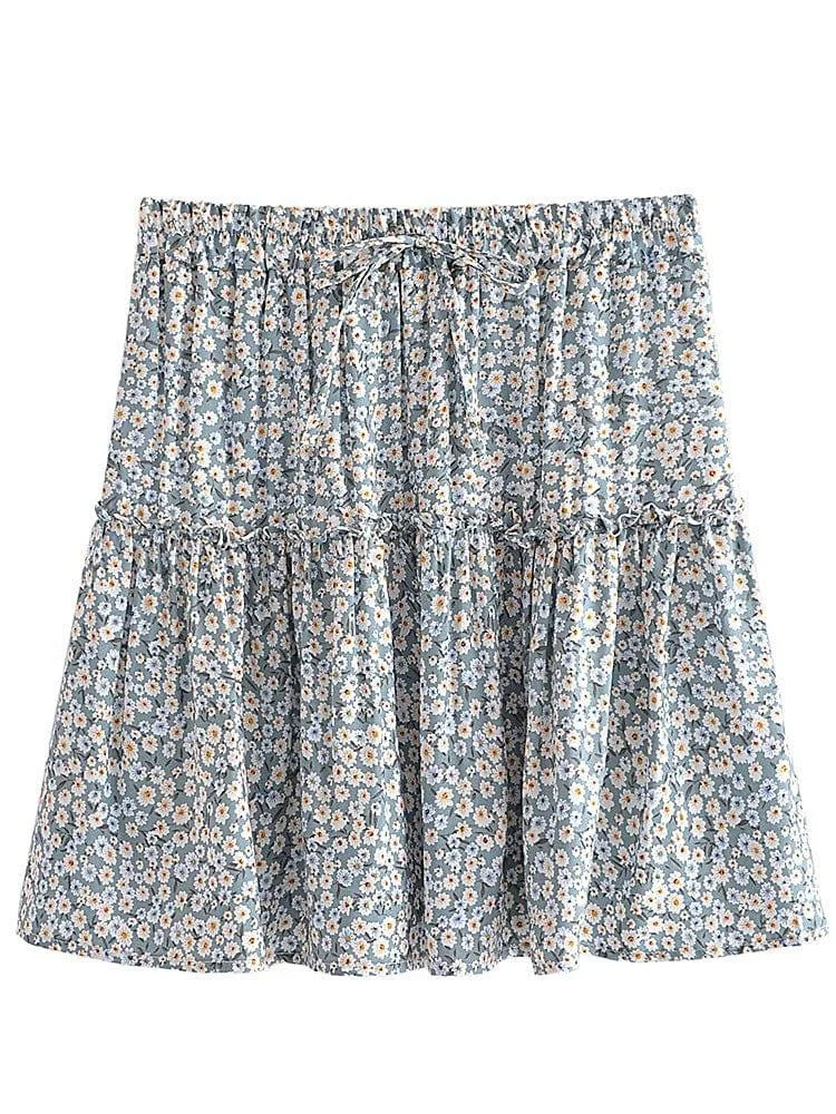 Averly Boho Mini Skirt - Glova