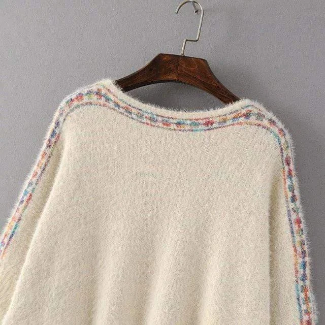 Avery Knitted Poncho - Glova