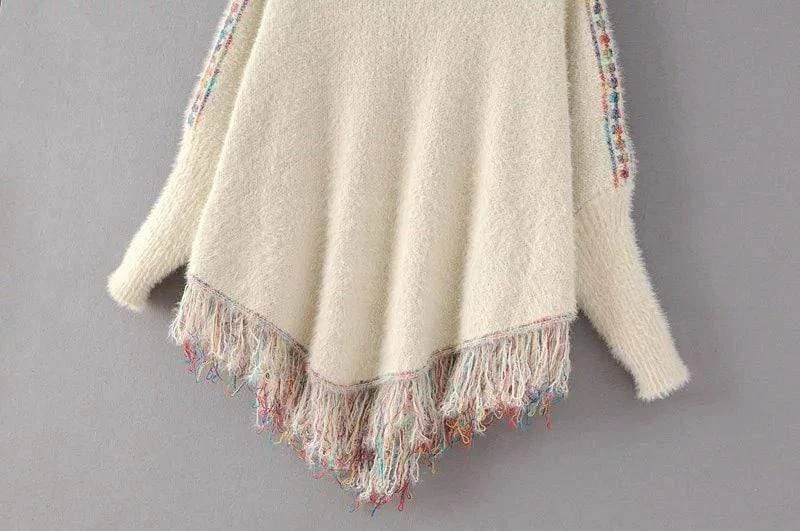 Avery Knitted Poncho - Glova