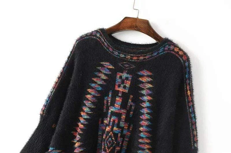 Avery Knitted Poncho - Glova