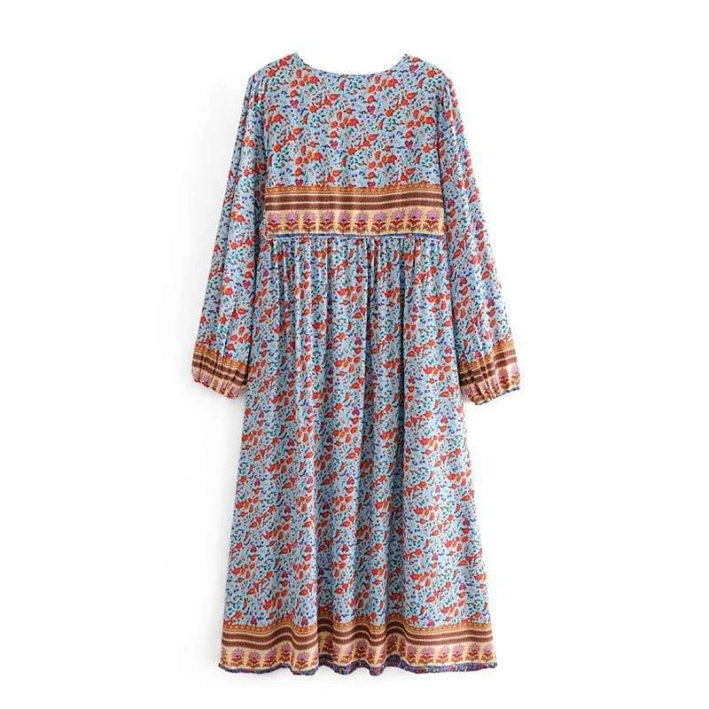 Aviva Ethnic Design Chic Dress - Glova