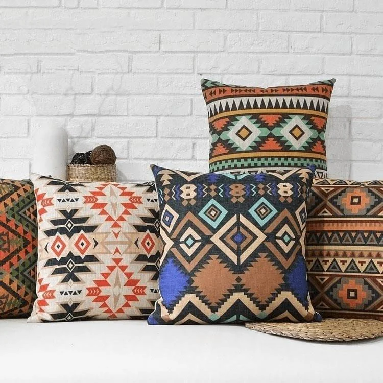 Aztec Lights Cushion Covers (5 Styles) - Glova