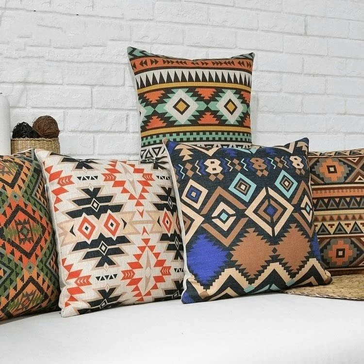 Aztec Lights Cushion Covers (5 Styles) - Glova