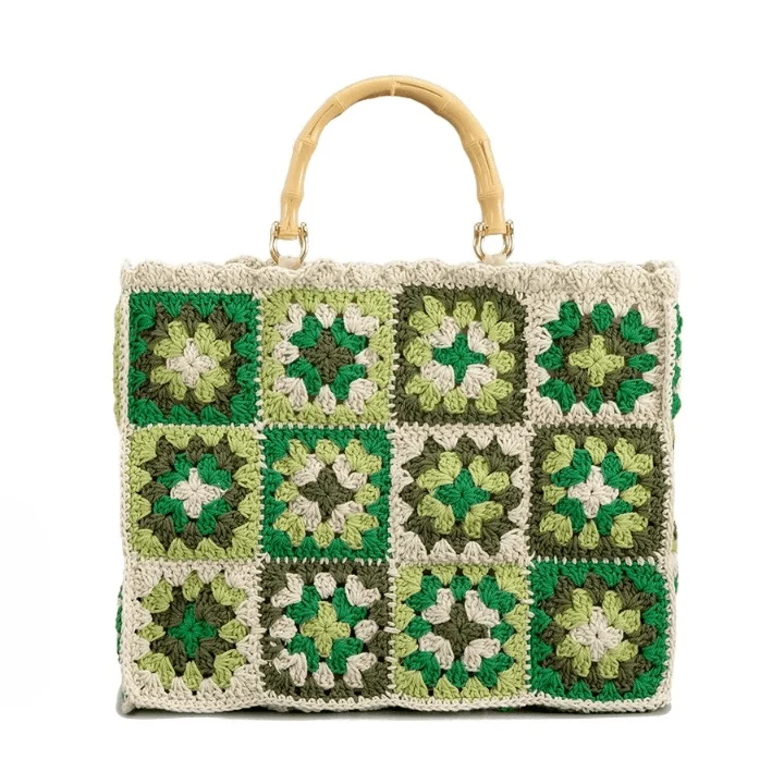 Bahar Bohemian Crochet Tote Bag - Glova