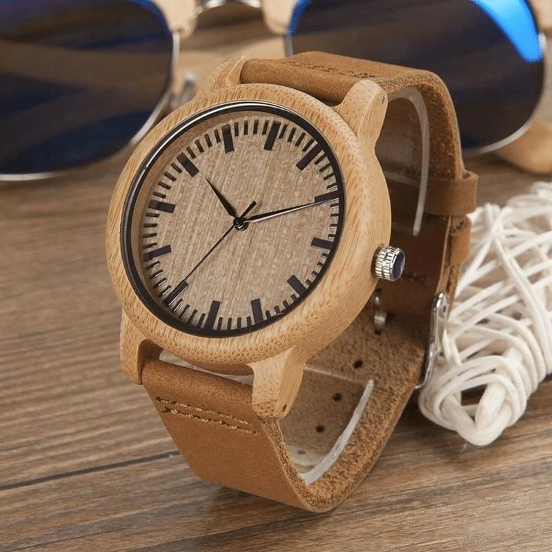 Bamboo Classic Wooden Watch - Glova