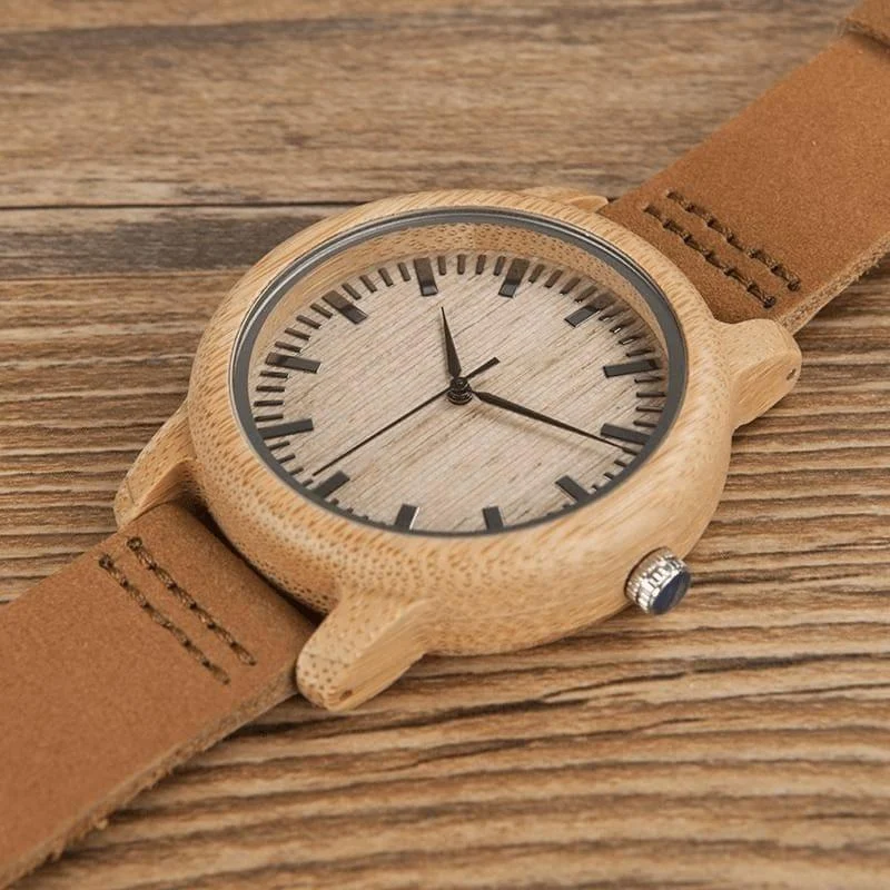 Bamboo Classic Wooden Watch - Glova