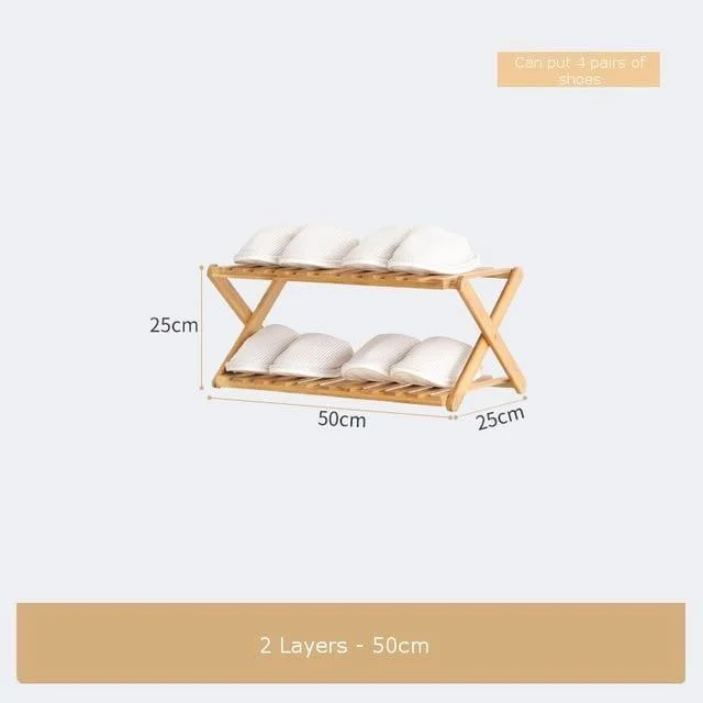 Bamboo Household Foldable Rack - Glova