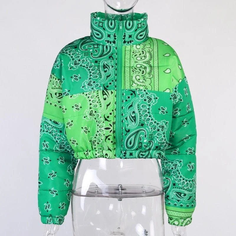 Bandana Puffer Jacket - Glova