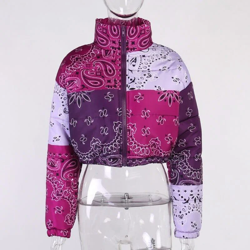 Bandana Puffer Jacket - Glova