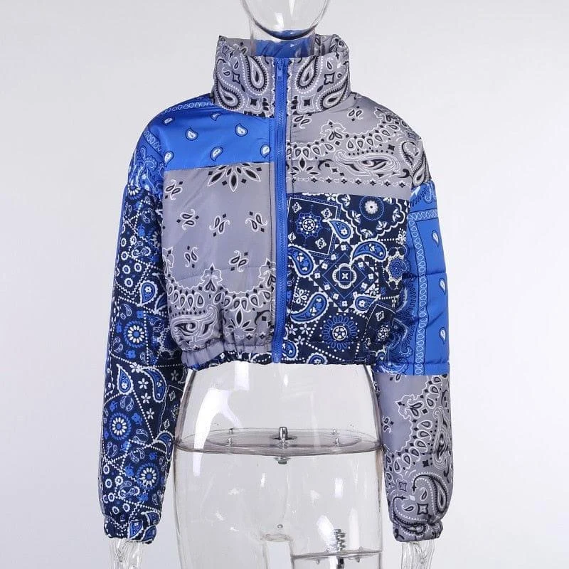 Bandana Puffer Jacket - Glova