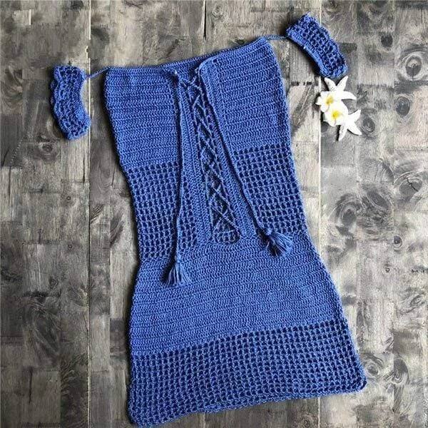 Beach Crochet Dress (2 Colors) - Glova