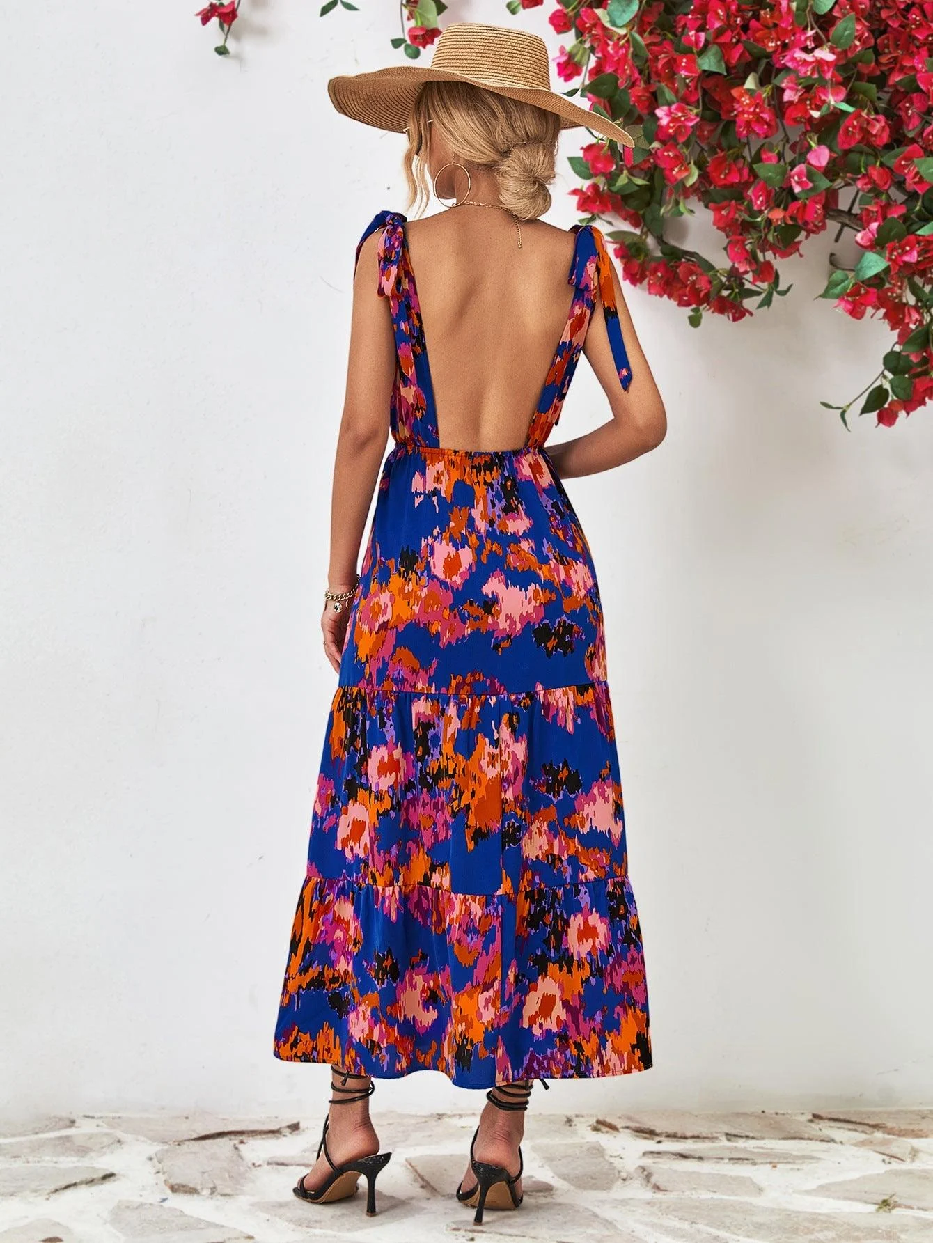 Beatrix Floral Midi Dress - Glova