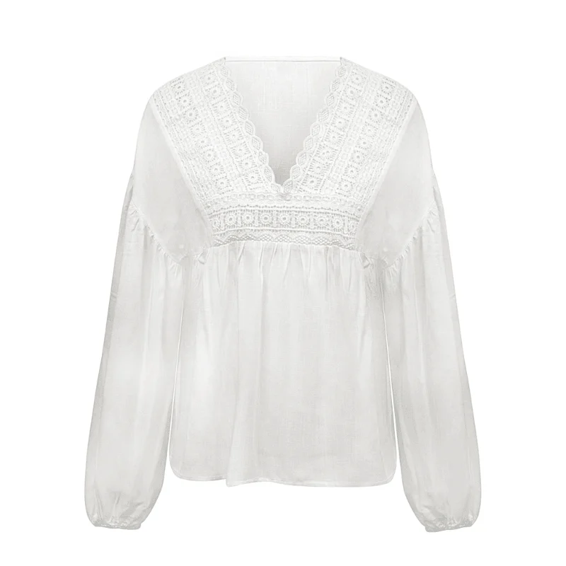 Bela Boho Blouse in Ivory - Glova