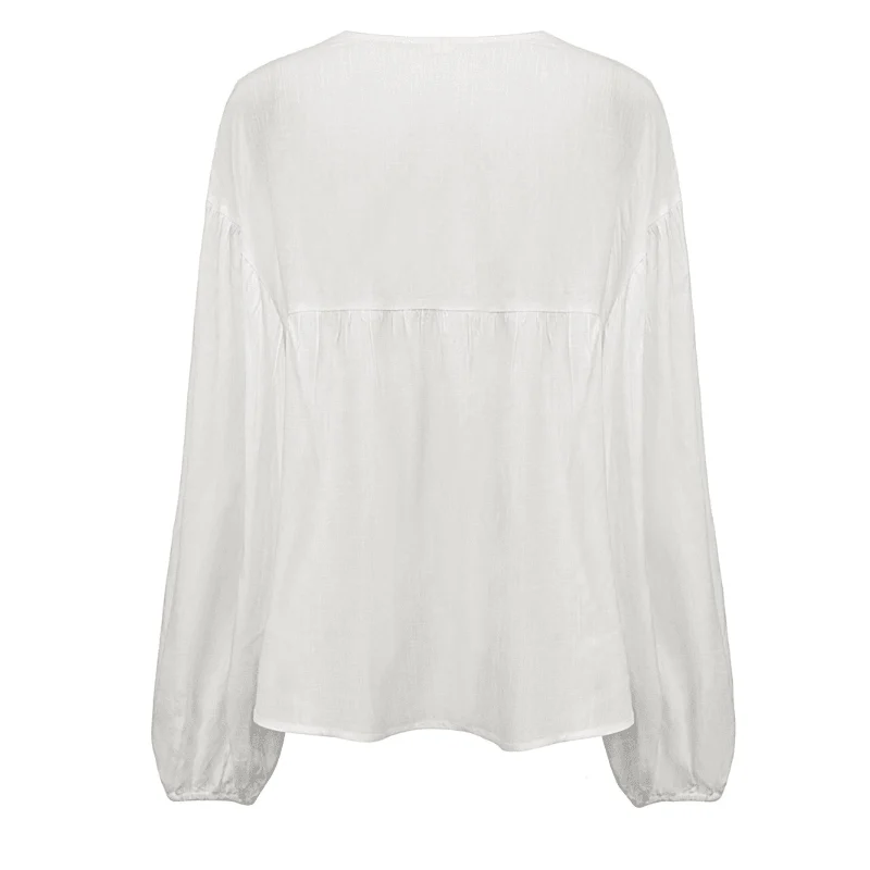 Bela Boho Blouse in Ivory - Glova