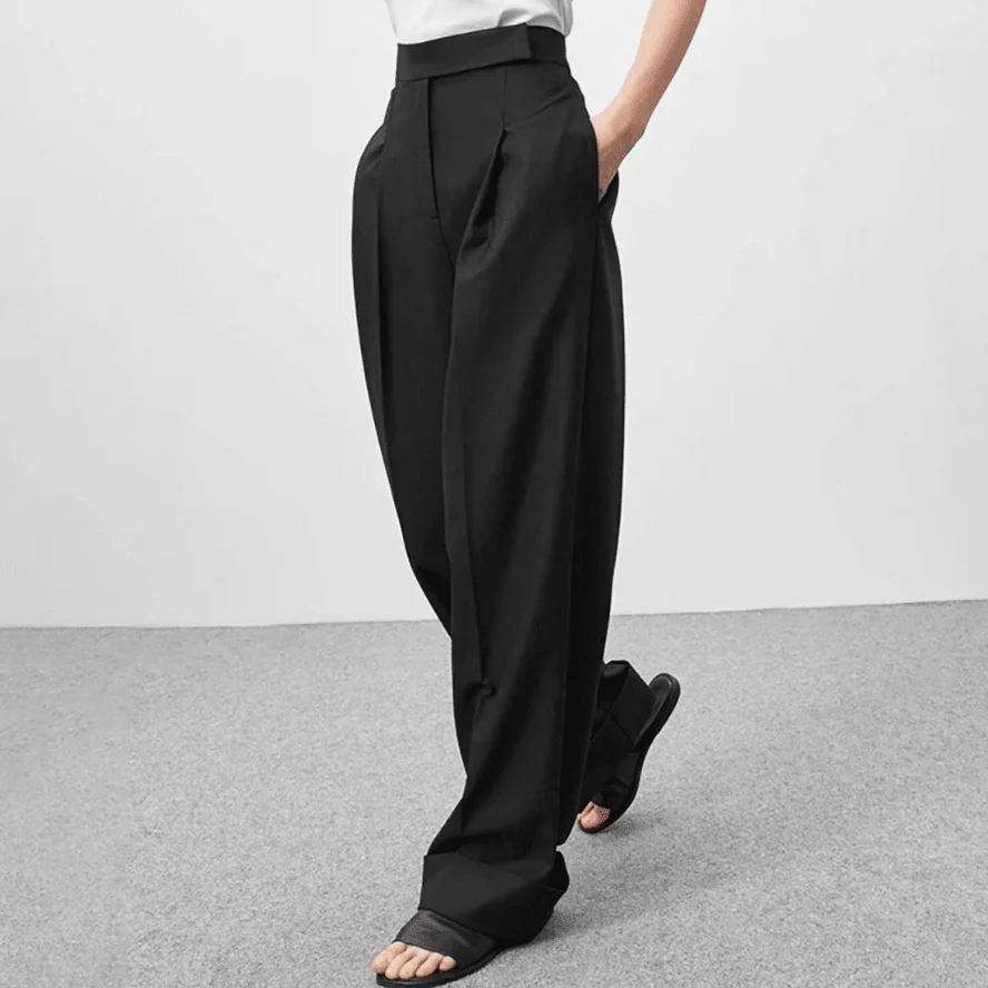 Belinda Pleated Wide Leg Pants - Glova