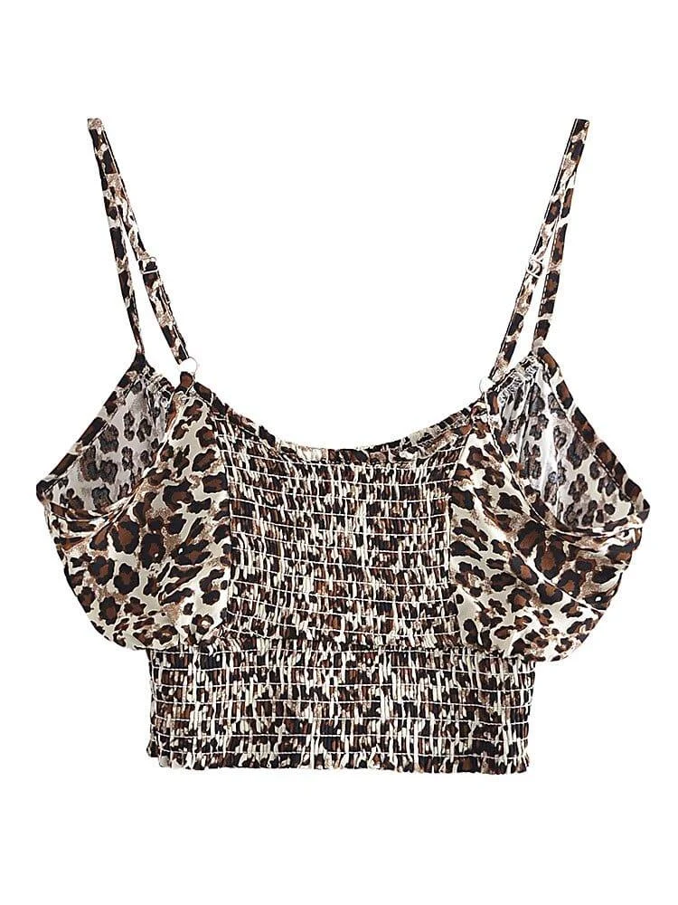 Bess Leopard Two Piece Set - Glova