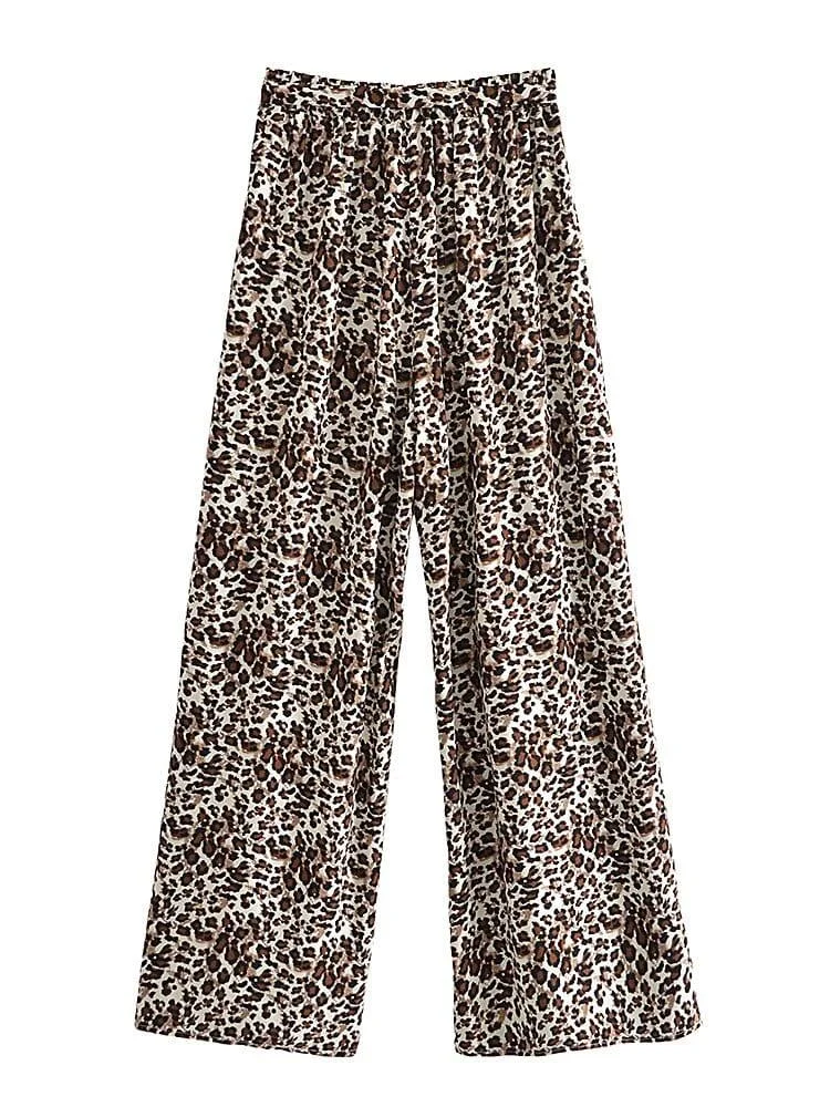 Bess Leopard Two Piece Set - Glova