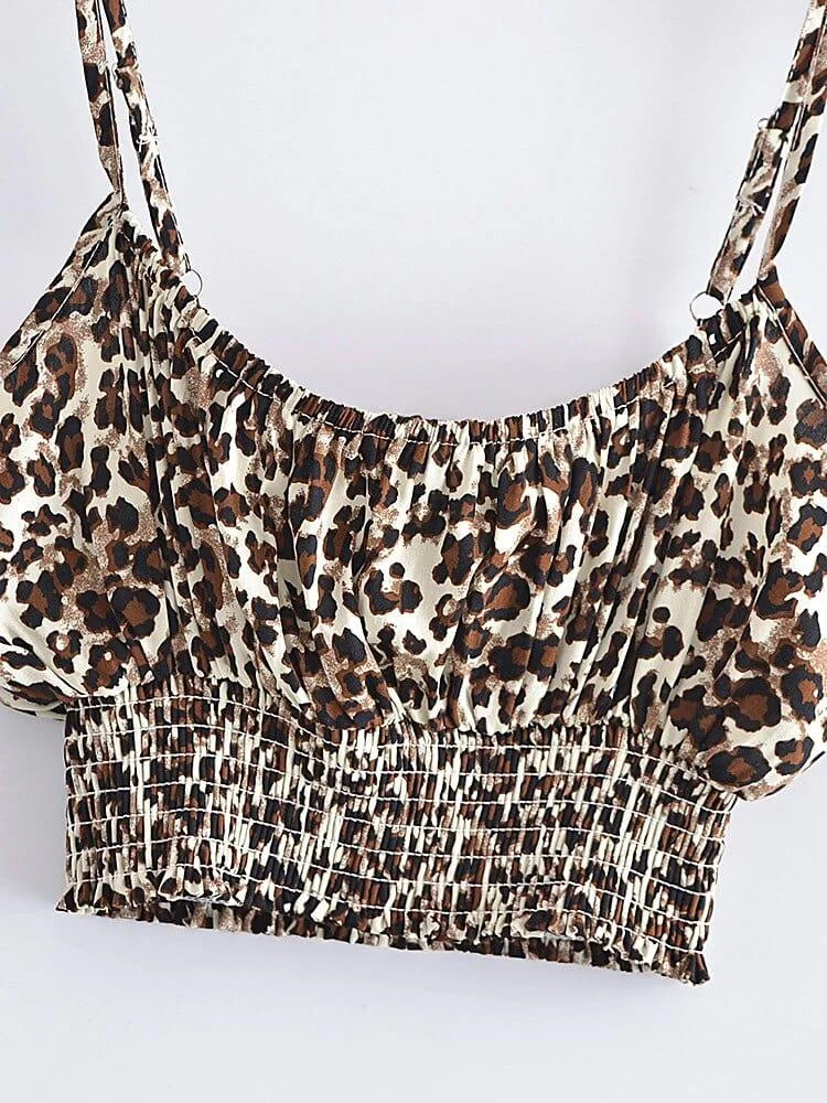 Bess Leopard Two Piece Set - Glova