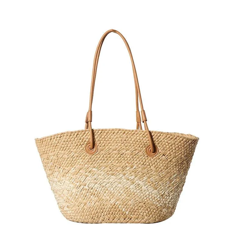 Big Straw Underarm Bags Weave Tote Beach Bag - Glova