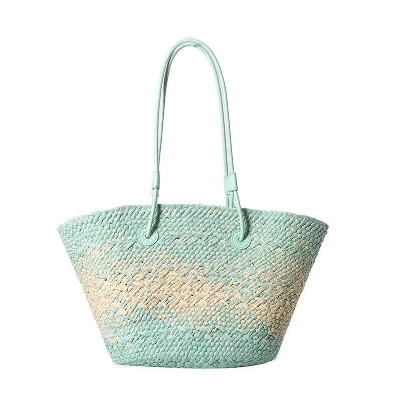 Big Straw Underarm Bags Weave Tote Beach Bag - Glova