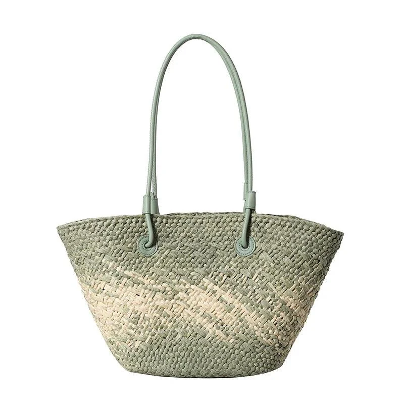 Big Straw Underarm Bags Weave Tote Beach Bag - Glova