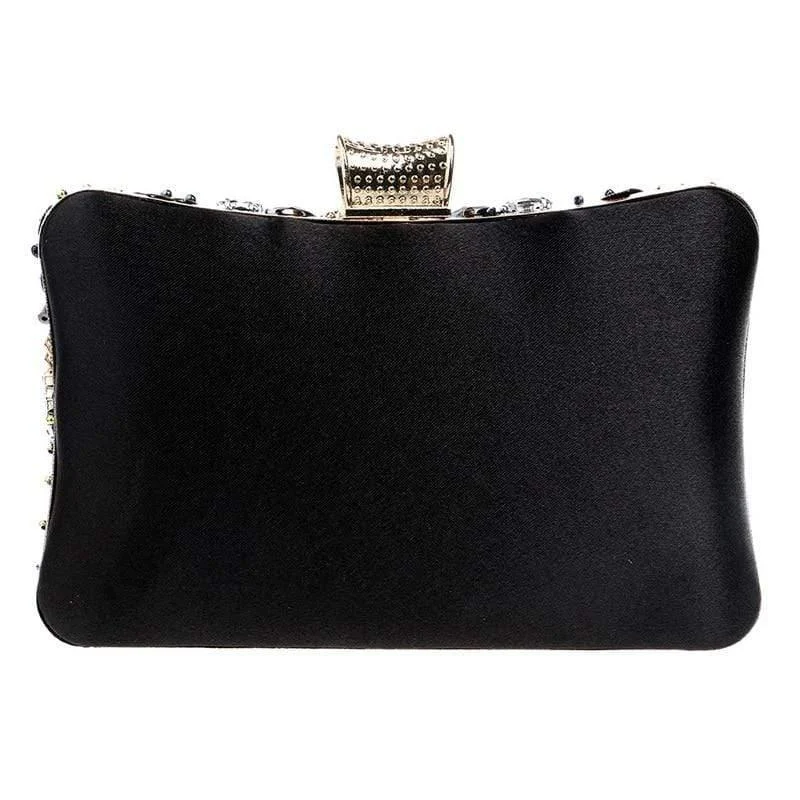 Black Beaded Clutch - Glova