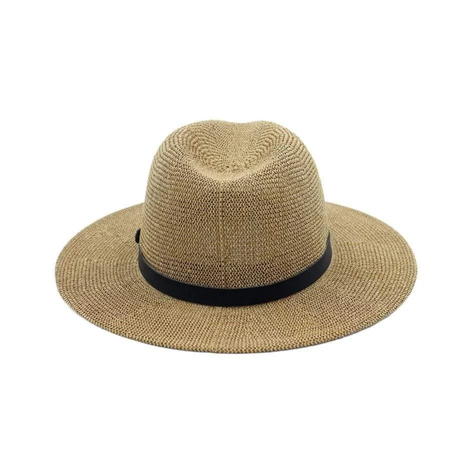 Black Belted Panama Hat - Glova