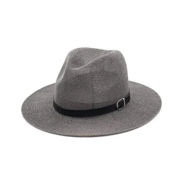 Black Belted Panama Hat - Glova