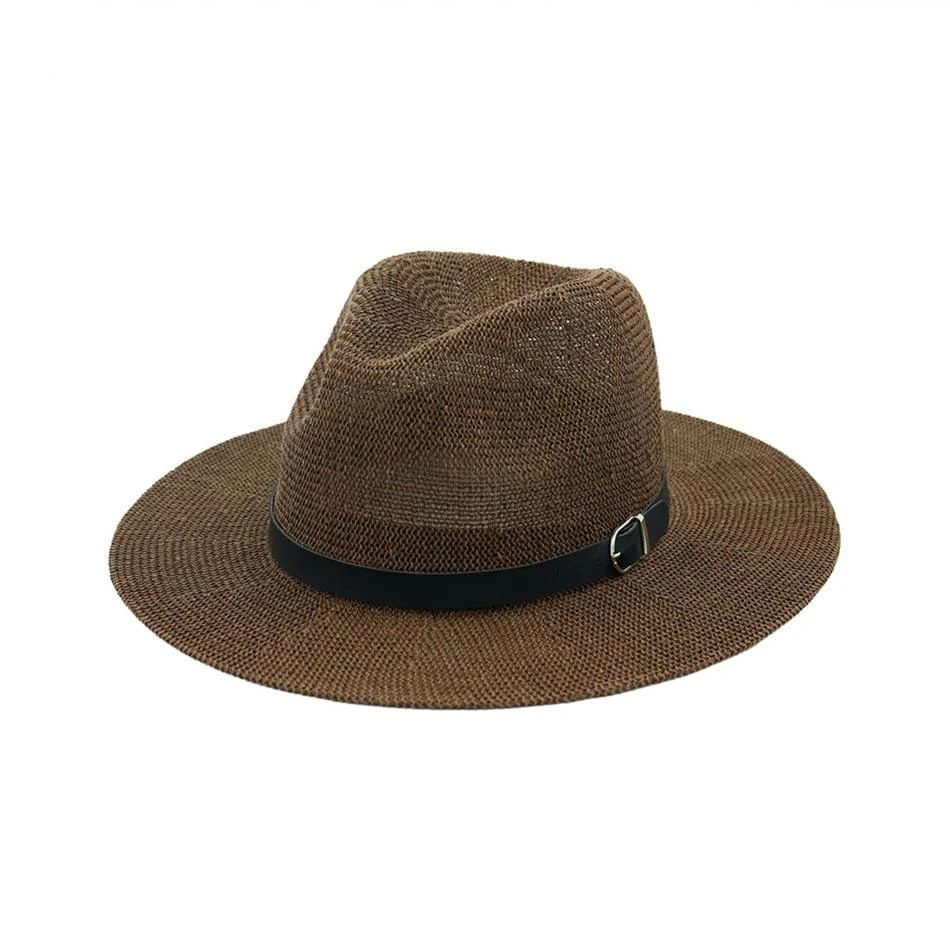 Black Belted Panama Hat - Glova