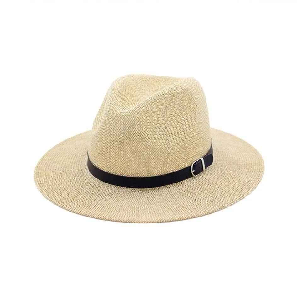 Black Belted Panama Hat - Glova