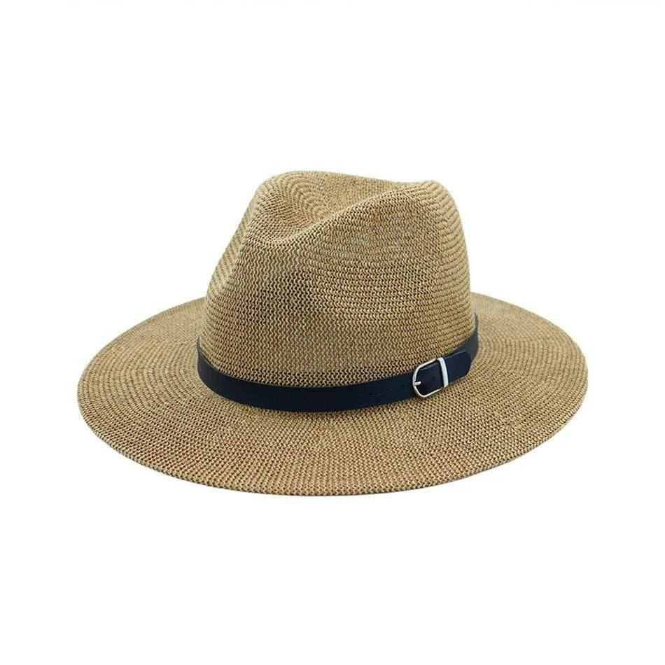 Black Belted Panama Hat - Glova