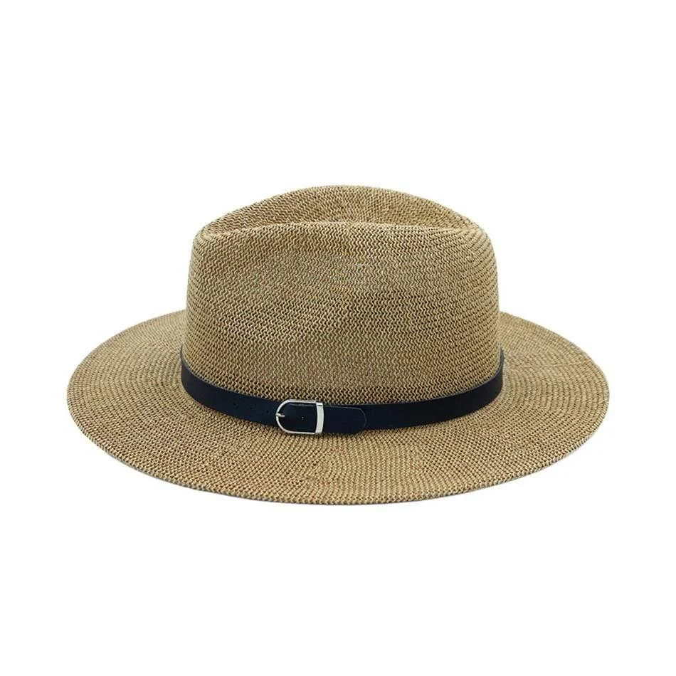 Black Belted Panama Hat - Glova