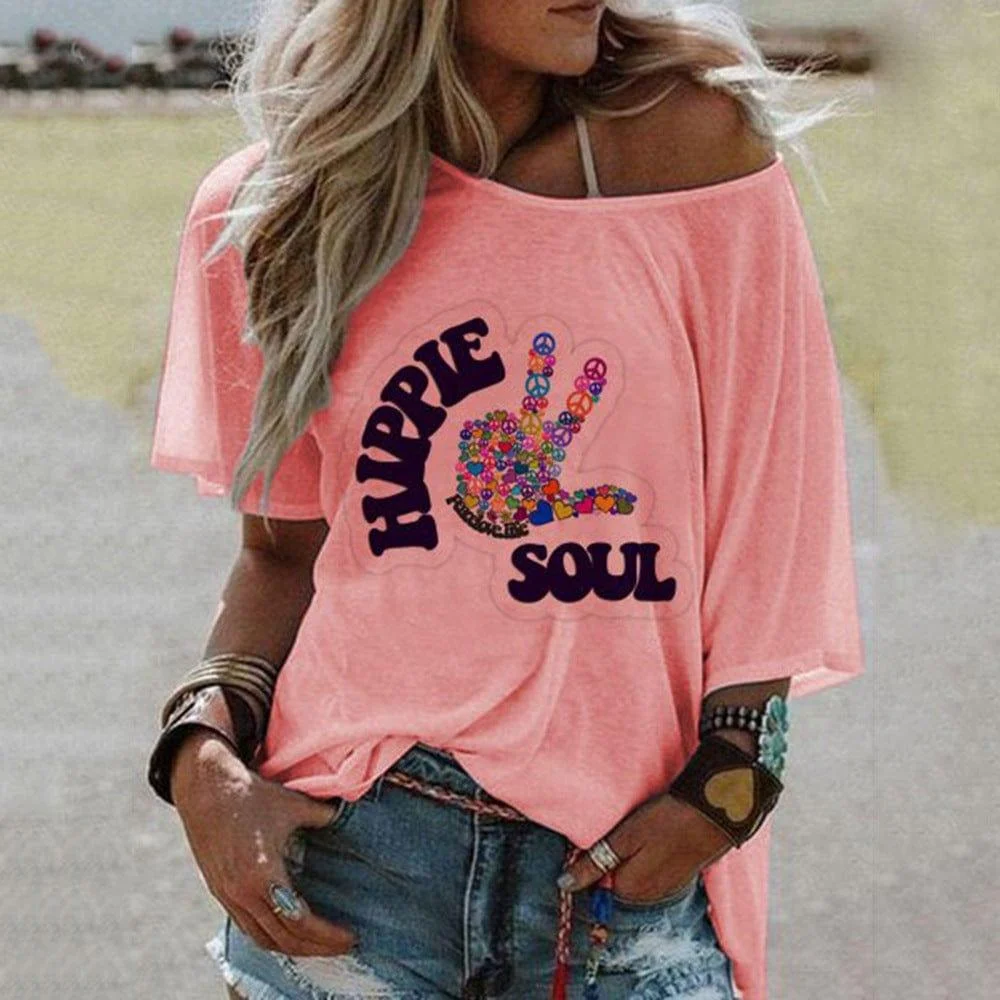 Blissful Hippie Soul Peace T-Shirt - Glova