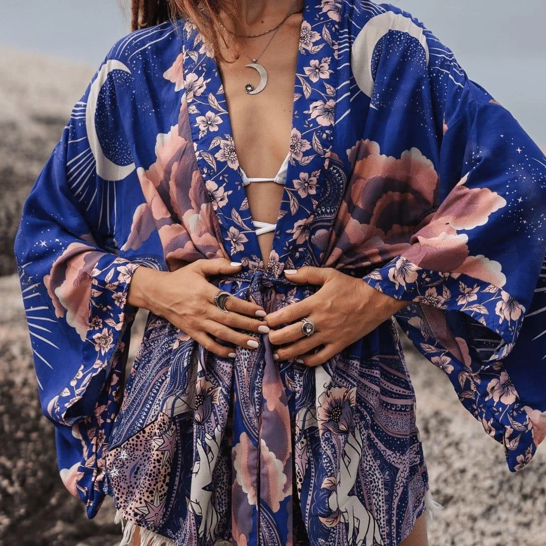 Blue Moon Design Kimono - Glova