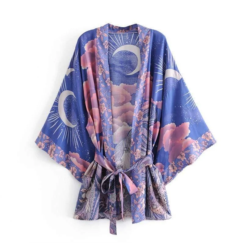 Blue Moon Design Kimono - Glova