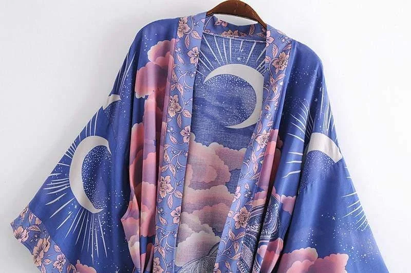 Blue Moon Design Kimono - Glova