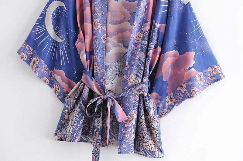 Blue Moon Design Kimono - Glova