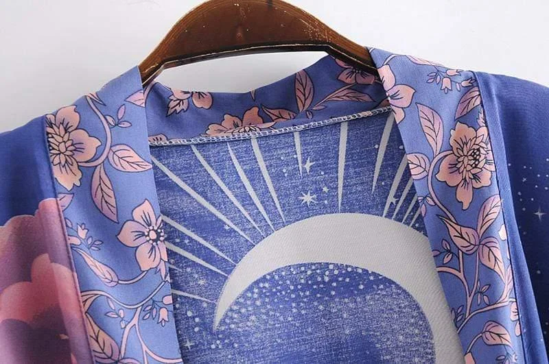 Blue Moon Design Kimono - Glova