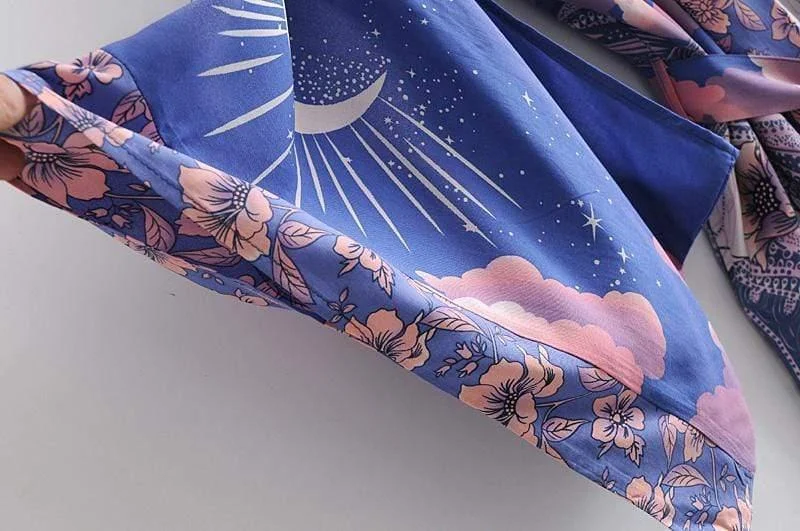 Blue Moon Design Kimono - Glova