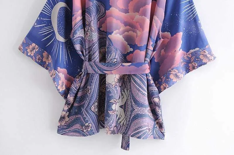 Blue Moon Design Kimono - Glova