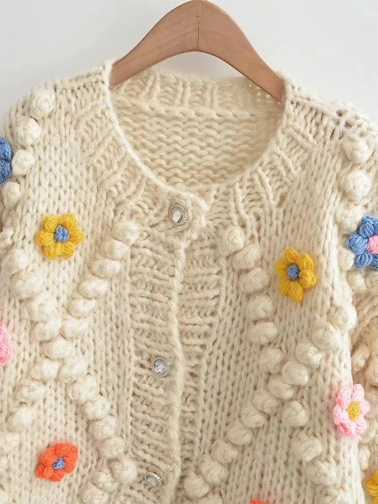 Blythe Floral Embroidered Cardigan - Glova