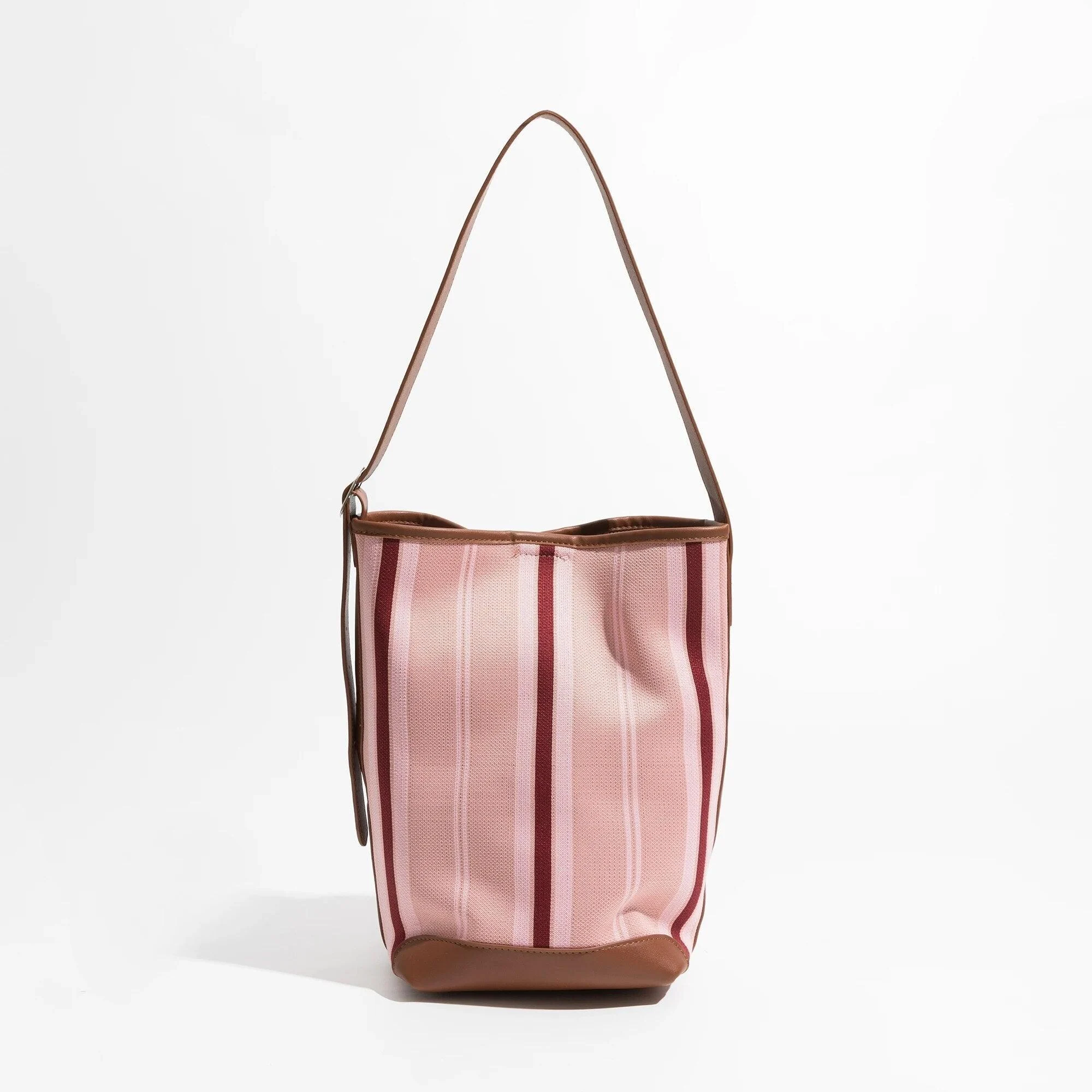 Bohemi Striped Bucket Shoulder Bag - Glova