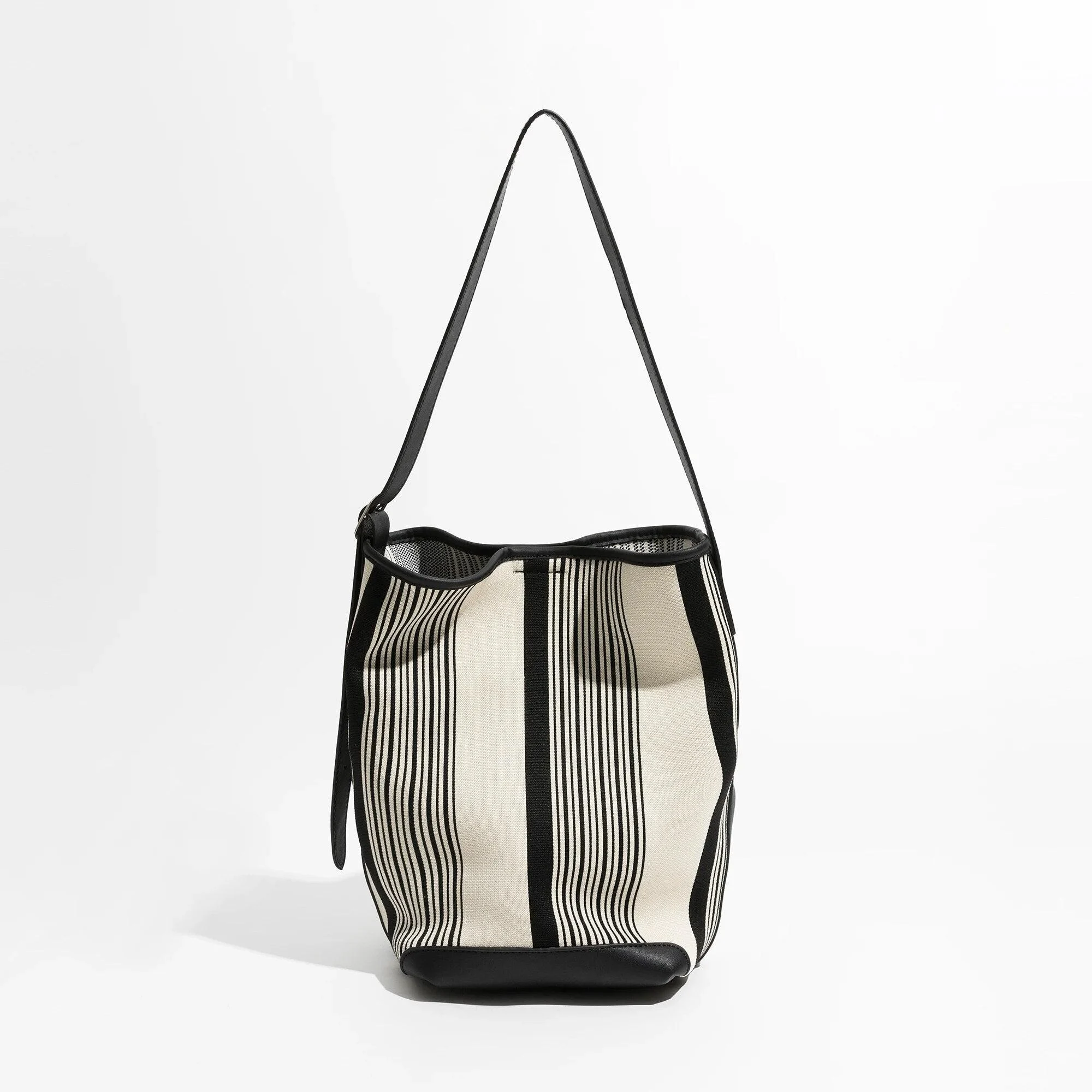 Bohemi Striped Bucket Shoulder Bag - Glova