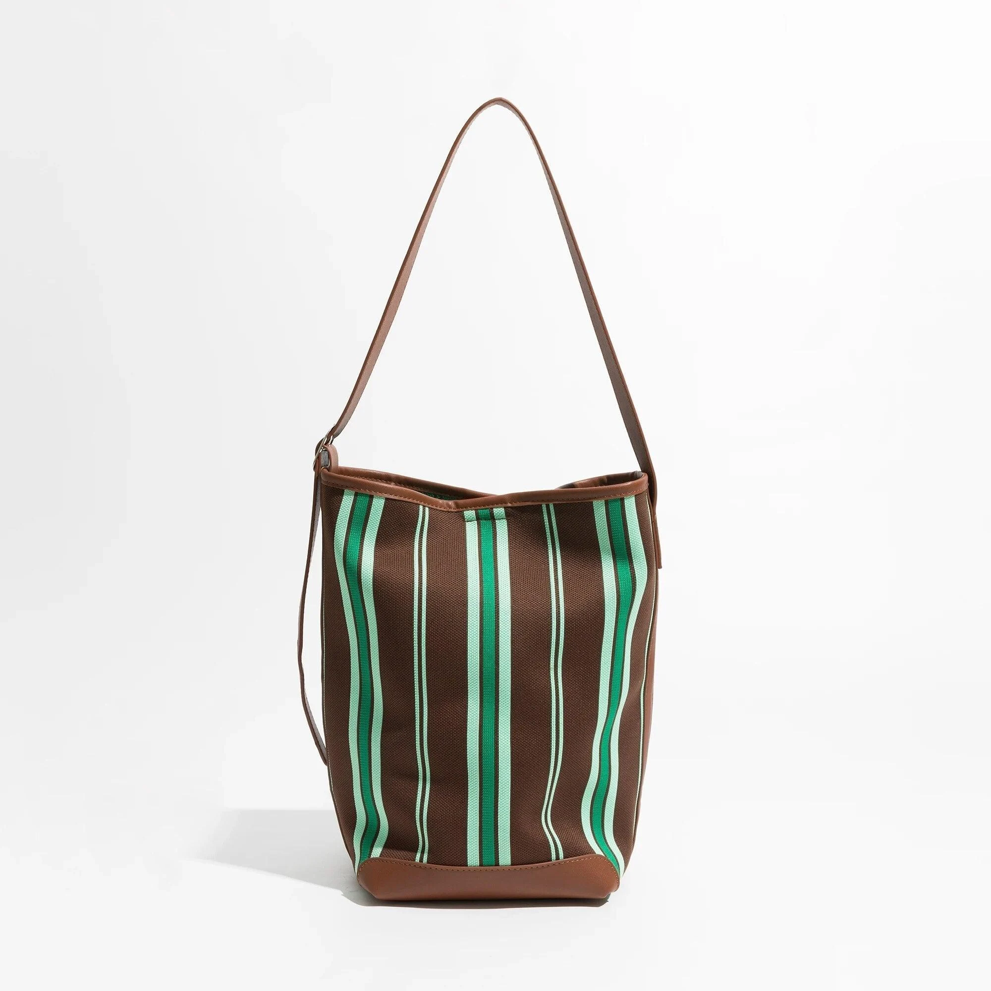 Bohemi Striped Bucket Shoulder Bag - Glova