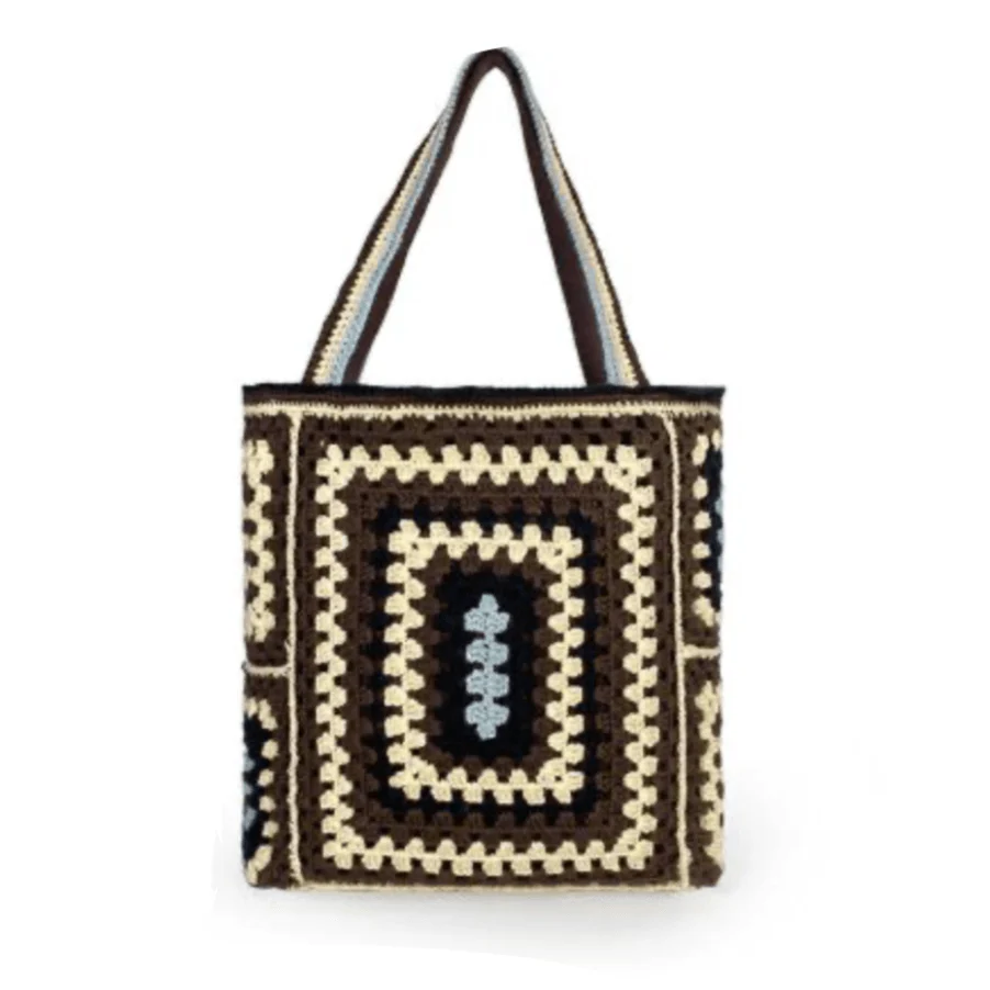 Bohemian Crochet Knit Totes - 16 Colors - Glova